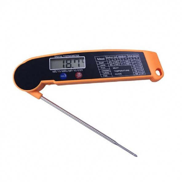 Katlanır Dijital Şiş Termometre -50+300C - Resim 6