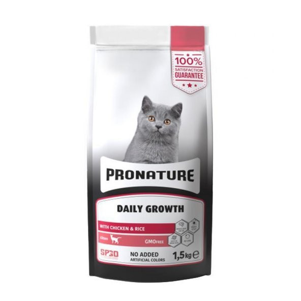 Pronature Tavuklu ve Pirinçli Yavru Kedi Maması 1.5 Kg ürün görseli 1