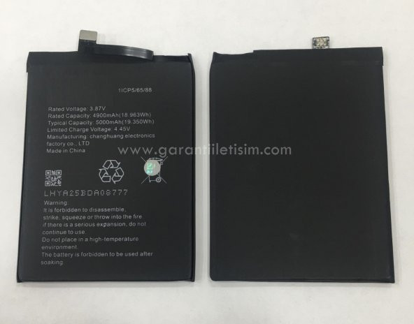 Omix X500 Batarya (5000 mAh) ürün görseli 1