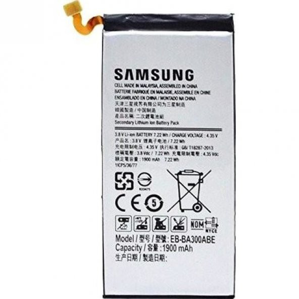 Samsung Galaxy A3 2015 A300 Batarya ürün görseli 1