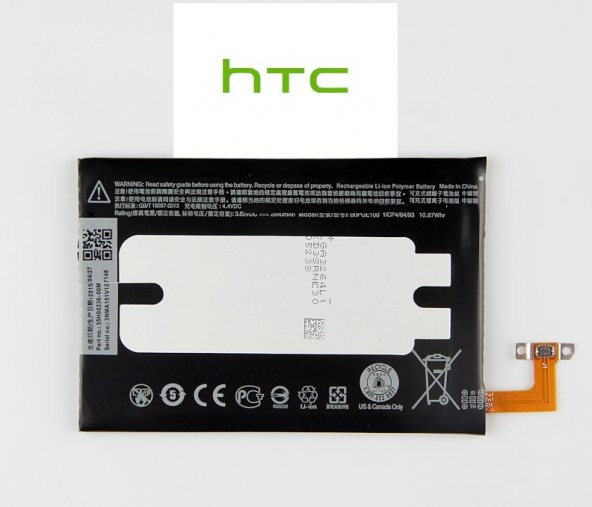 Htc One M9 Batarya Batarya Pil Bopge100 2840 Mah ürün görseli 1