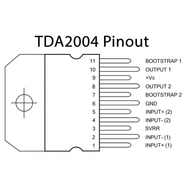 TDA2004R Entegre Devre - Resim 2