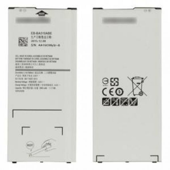 Samsung Galaxy A510 A5 2016 Sm-A510F Batarya Pil ürün görseli 1