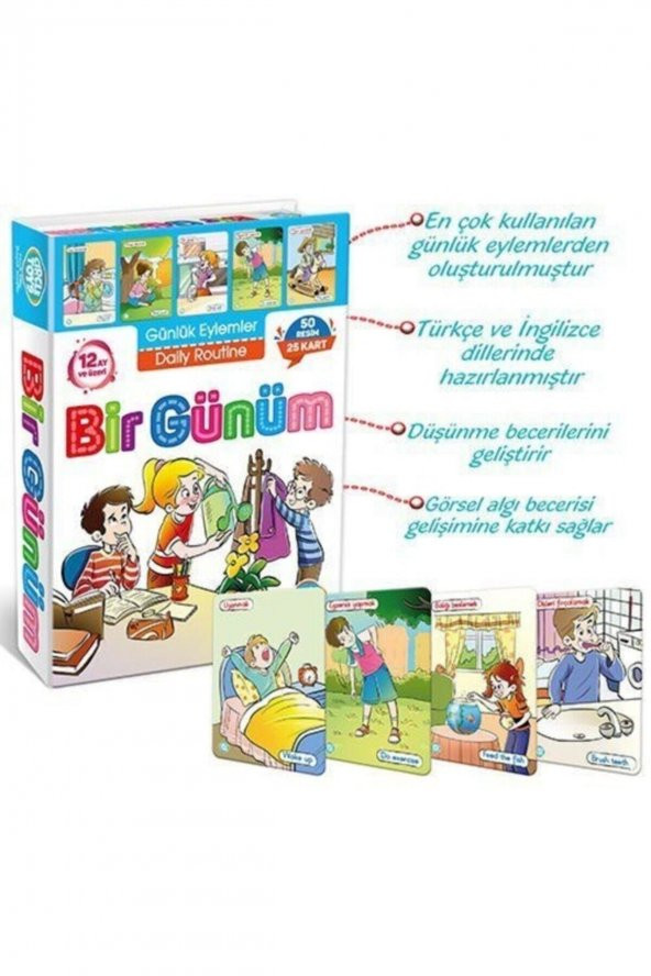 Eğtici Kartlar-50 Görselden Oluşan Bir Günüm Görsel Set ürün görseli 1