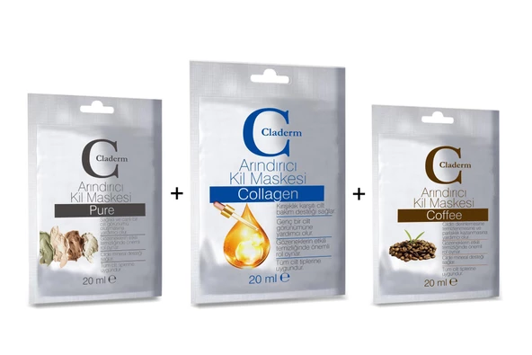 Claderm 20 ml (Pure-Collagen-Coffee) Avantaj Paketi ürün görseli 1