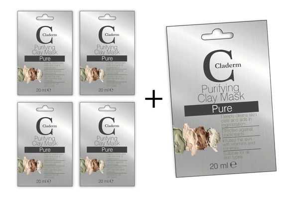 Claderm Pure 20ml 5 'li Avantaj Paketi ürün görseli 1
