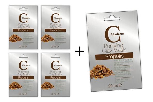Claderm Propolis 20ml 5 'li Avantaj Paketi ürün görseli 1