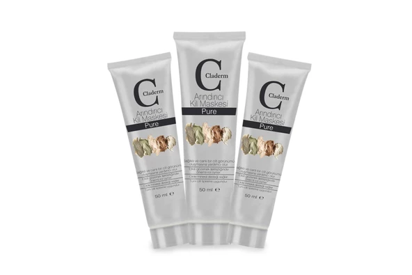 Claderm Pure 50 ml 3 lü Avantaj Paketi ürün görseli 1