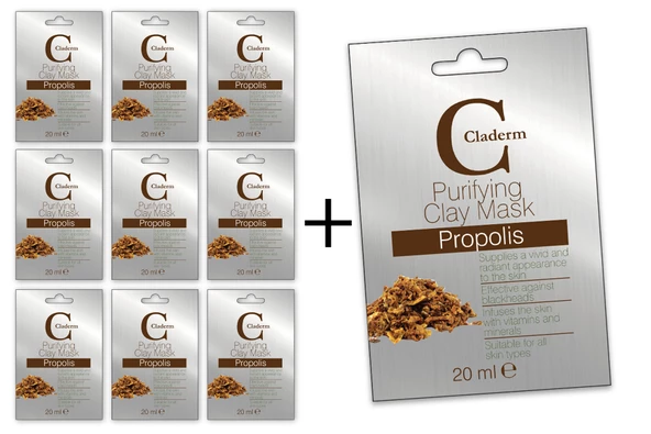 Claderm Propolis 20ml 10 'lu Avantaj Paketi ürün görseli 1