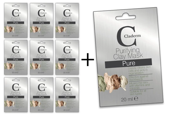 Claderm Pure 20ml 10 'lu Avantaj Paketi ürün görseli 1