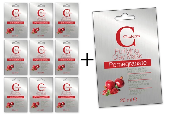 Claderm Pomegranate 20ml 10 'lu Avantaj Paketi ürün görseli 1