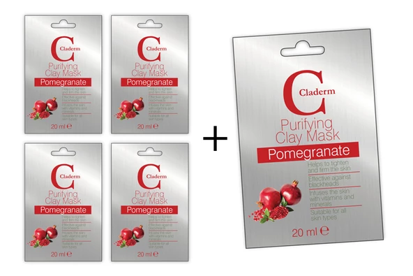 Claderm Pomegranate 20ml 5 'li Avantaj Paketi ürün görseli 1