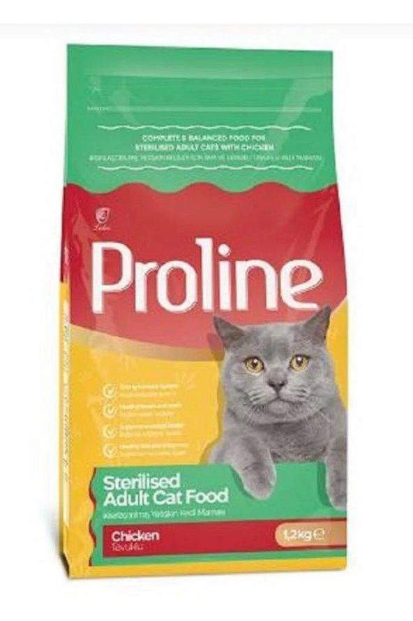 Proline Kısırlaştırımış Kedi Maması 1,2 kg ürün görseli 1