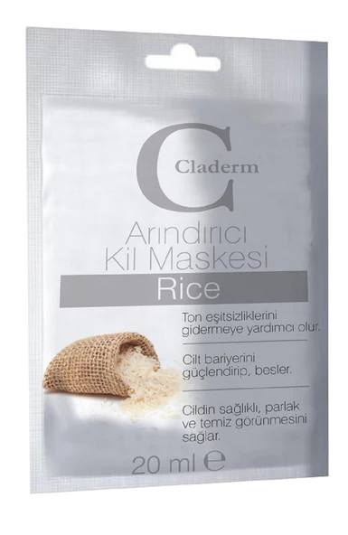 Claderm Kil Maskesi 20 ml Sachet – Rice ürün görseli 1