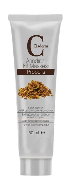 Claderm 50 ml Kil Maskesi – Propolis ürün görseli 1