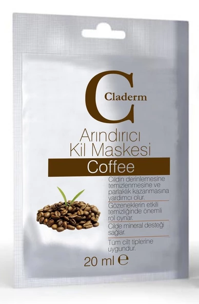 Claderm Kil Maskesi 20ml Sachet - Coffee ürün görseli 1