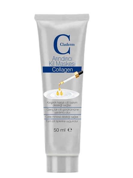Claderm 50 ml Kil Maskesi – Collagen - Resim 2