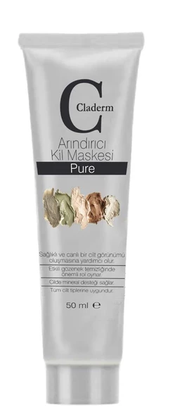 Claderm 50 ml Kil Maskesi – Pure ürün görseli 1