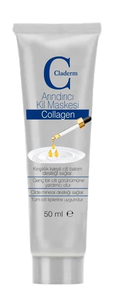 Claderm 50 ml Kil Maskesi – Collagen ürün görseli 1