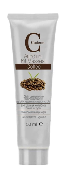 Claderm 50 ml Kil Maskesi - Coffee ürün görseli 1