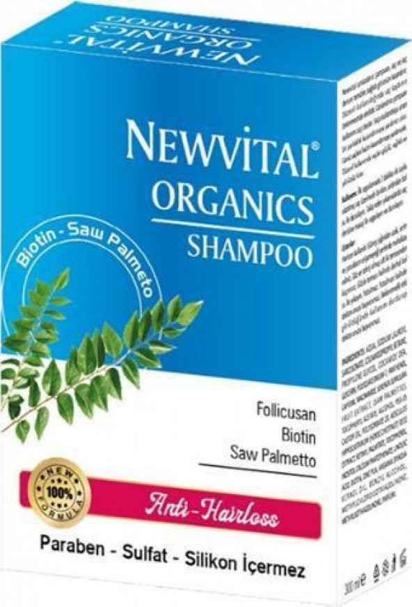 Newvital Organics Dökülme karşıtı Şampuan 300 ml ürün görseli 1