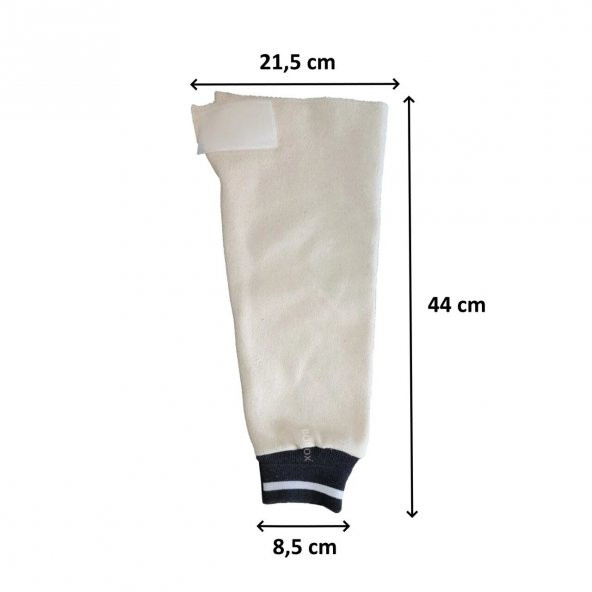 Yüksek Isıya Dayanıklı İş Kolluğu 350°C  - Koruyucu Kolluk -  Komple Muflon Kumaş - Boy: 44 cm ürün görseli 1
