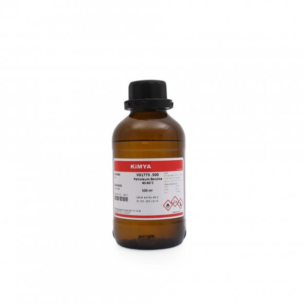 Petrol Eteri 500 mL Cam Şişe - Petroleum Benzine (40-60'C) ürün görseli 1
