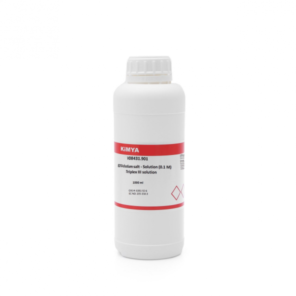EDTA Çözeltisi 0.1M Titriplex III - EDTA Disodium Salt 1 L ürün görseli 1