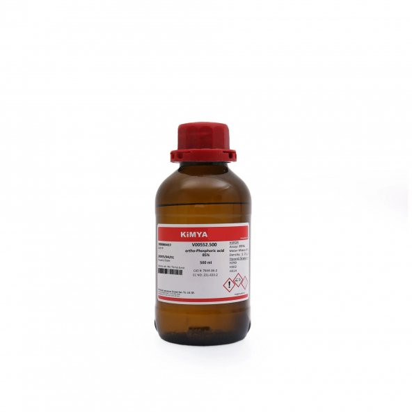 Orto-Fosforik Asit (Saflık : %85) - 500 mL Cam Şişe ürün görseli 1
