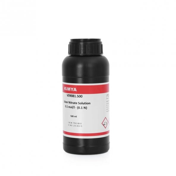 Gümüş Nitrat Çözeltisi 500 mL - 0.1 mol/L - 0.1 N ürün görseli 1