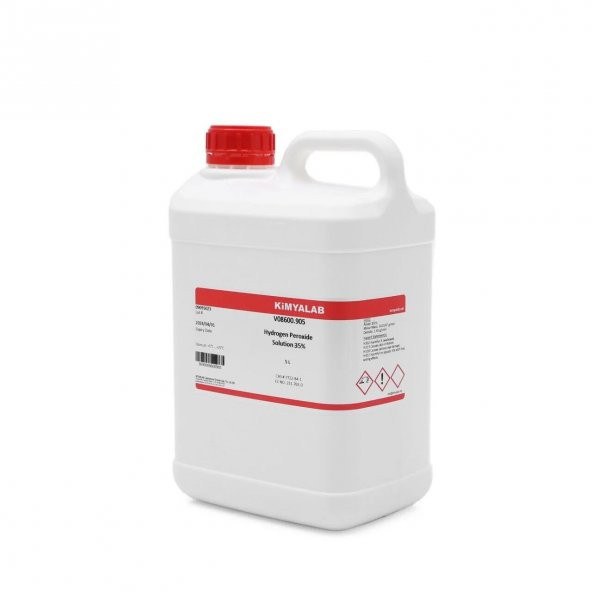 Hidrojen Peroksit Çözeltisi 5 Litre - Saflık: %35 - (Cas No: 7722-84-1) ürün görseli 1