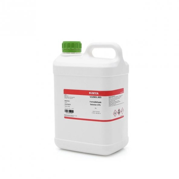 Formaldehit Çözeltisi 5 Litre - Saflık: %37 -  (Cas No: 50-00-0) ürün görseli 1