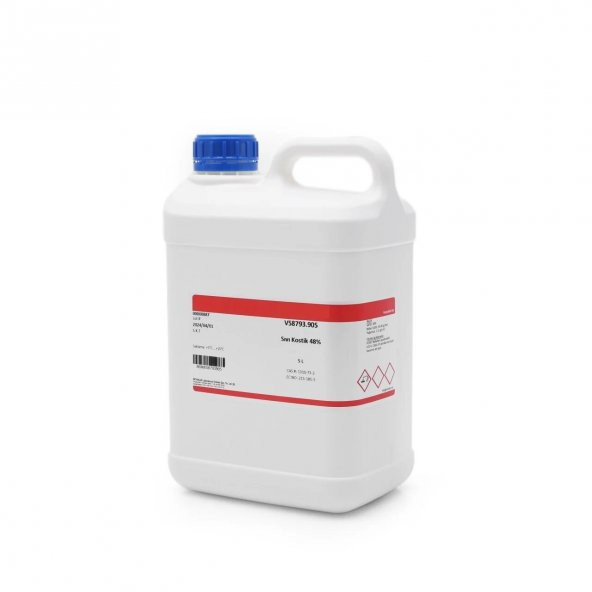 Sodyum Hidroksit Çözelti Sıvı Kostik 5 Litre - (Cas No: 1310-73-2) ürün görseli 1