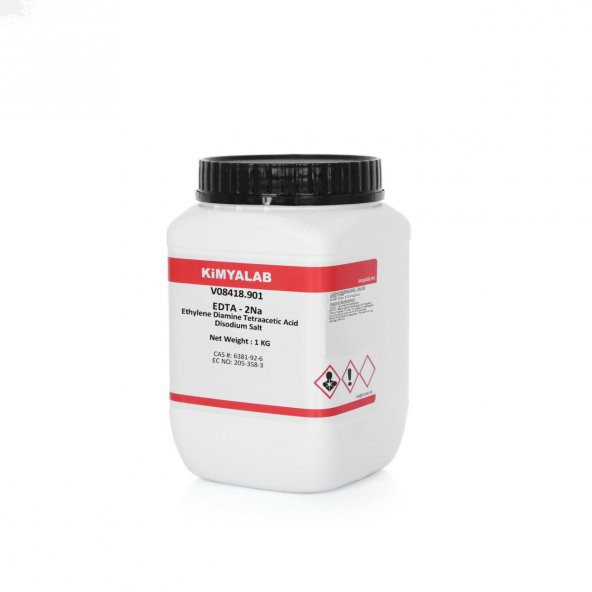 EDTA-2Na Titriplex III 1Kg/HDPE Şişe - CAS No : 6381-92-6 ürün görseli 1