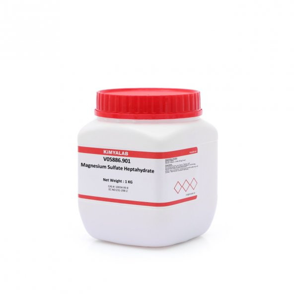 Magnezyum Sülfat 1 Kg - CAS No : 10034-99-8 -  1 kg/HDPE Şişe ürün görseli 1
