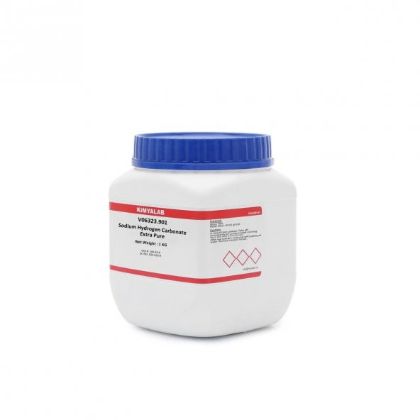 Sodyum Hidrojen Karbonat 1 Kg - Sodyum Bikarbonat Gıda Tipi -  CAS No : 144-55-8 - 1 kg/HDPE Şişe ürün görseli 1