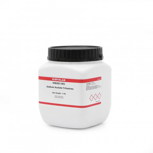 Sodyum Asetat Trihidrat 1 Kg - CAS No : 6131-90-4 - 1 kg/HDPE Şişe ürün görseli 1
