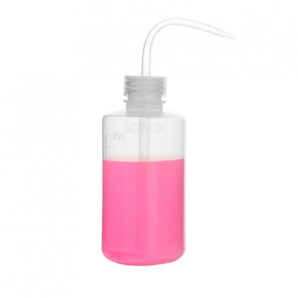 Piset 250 ml - Yıkama Şişesi - Şeffaf -  PE Plastik - Kolay ve Rahat Kullanım - Kuğuboynu Tasarım ürün görseli 1