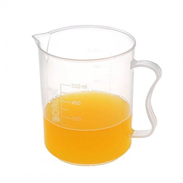 Kulplu Plastik Beher 500 mL - Sıfır Ürün ürün görseli 1