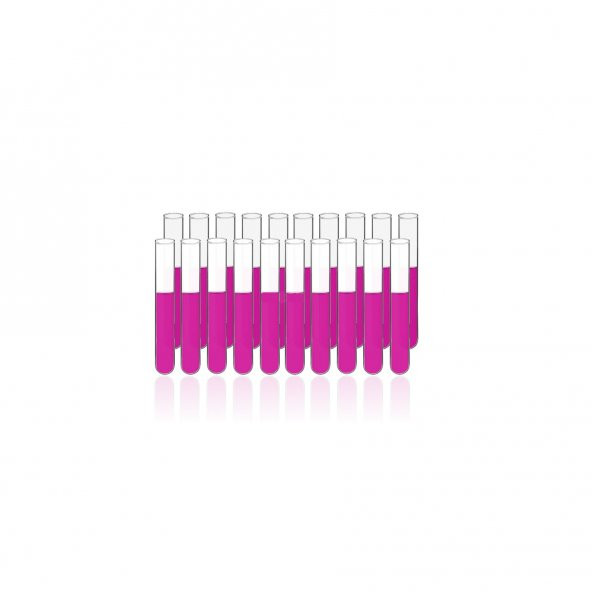 Cam Deney Tüpü 12x75 mm - 20 Adetlik Set - Hacim: 6ml - Isıya Dayanıklı ürün görseli 1