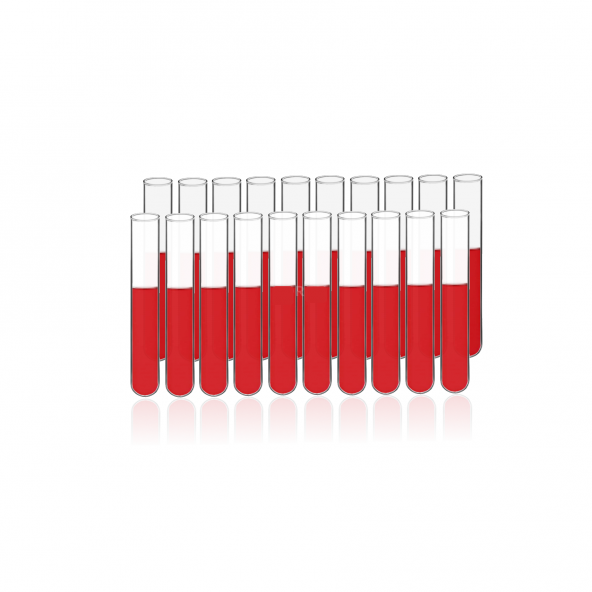 Cam Deney Tüpü 16x100 mm - 20 Adetlik Set - Hacim: 12ml - Isıya Dayanıklı ürün görseli 1