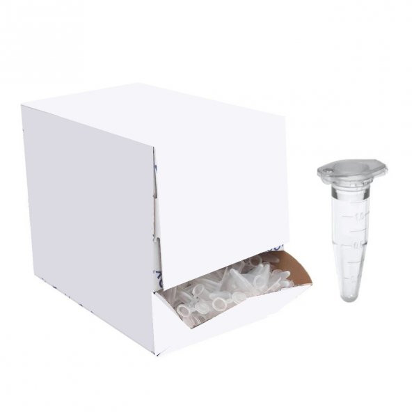 Ependorf/Eppendorf Tüpü 1.5 mL - 1000 Adetlik Paket ürün görseli 1