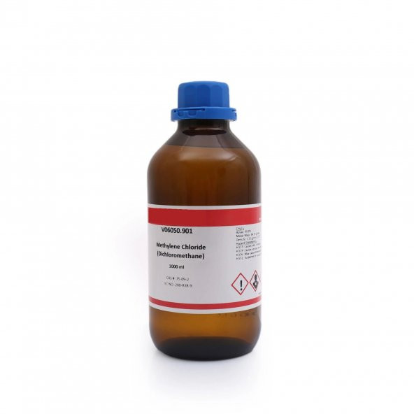 Diklorometan (Metilen Klorür) 1 Litre Cam Şişe ürün görseli 1