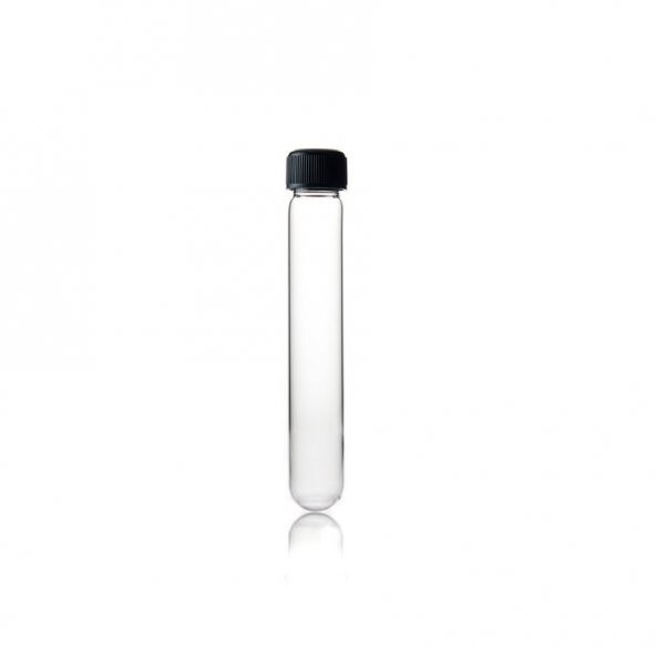 Cam Deney Tüpü 10 mL - 16x125 mm - 5 Adetlik Set - Kapaklı -  100 Borosilikat - Isıya Dayanıklı ürün görseli 1