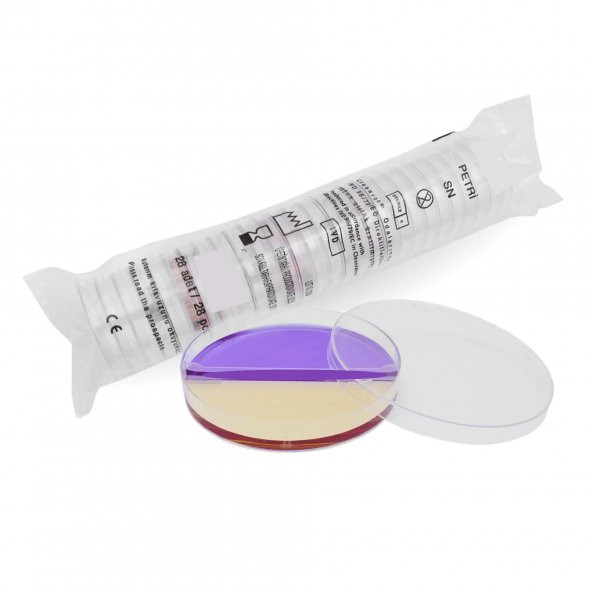 Steril Petri Kabı Kutusu  90x15mm İki Bölmeli - 25 Adetlik Set ürün görseli 1