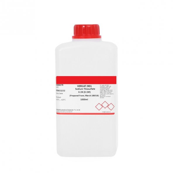 Sodyum Tiyosülfat Çözeltisi 1Litre - Sodium Thiosulfate 0.1N ürün görseli 1