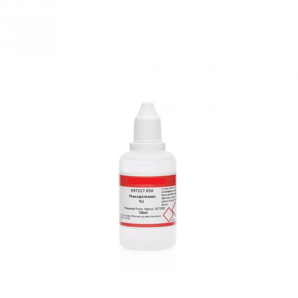 Fenolftalein İndikatör Çözeltisi 50 mL - Phenolphtalein ürün görseli 1