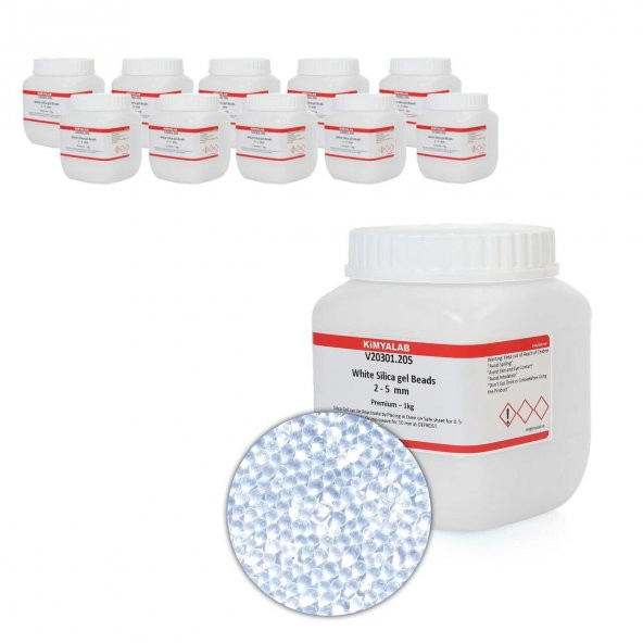 Silikajel Beyaz Nem Alıcı 1Kg - Rutubet Küf Önleyici 10 Adetlik Toptan Set ürün görseli 1