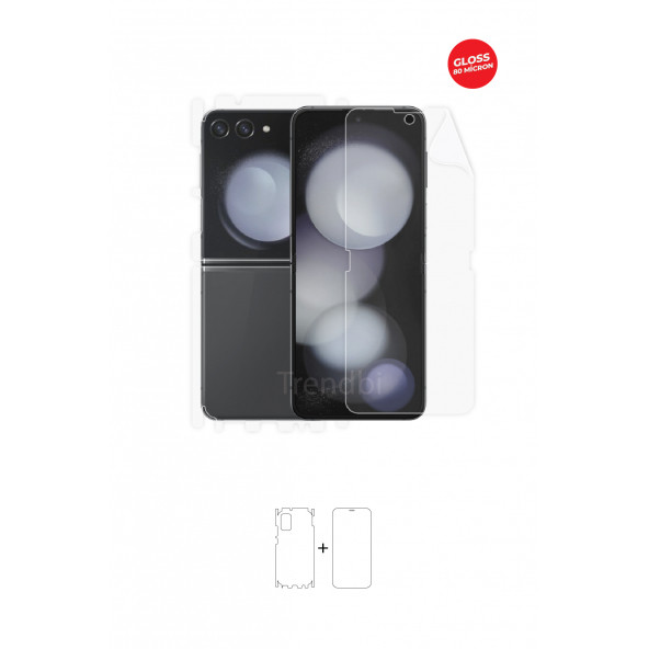 GALAXY Z FLİP 5 FULL BODY TAM KAPLAMA 360 DERECE KORUYUCU TPU FİLM ürün görseli 1