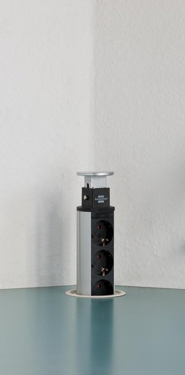 Brennenstuhl 2X Usb 2.0 2100Mah Hızlı Şarj 3'lü Fonksiyonel Priz ürün görseli 1